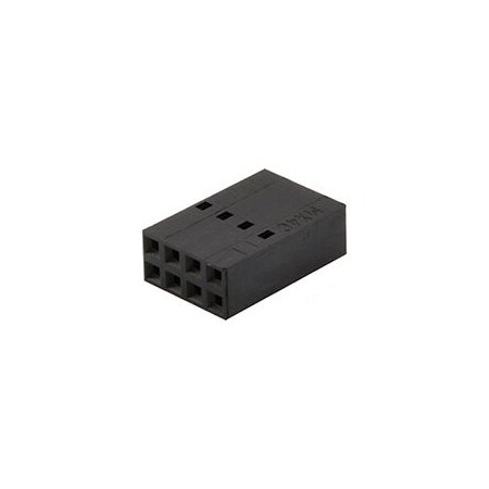 Molex Board Connector, 46 Contact(S), 2 Row(S), Female, 0.1 Inch Pitch, Crimp Terminal, Black Insulator 22552461